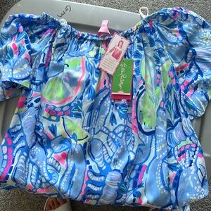 Off the shoulder Lilly Pulitzer NWT